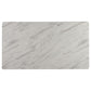 Everett Rectangular 63-inch Faux Marble Dining Table White