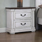 Hillcrest 2-drawer Nightstand Distressed White