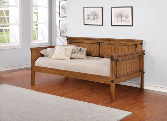 Oakdale Wood Twin Daybed Rustic Honey