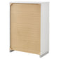 Felicity 5-drawer Bedroom Chest White High Gloss