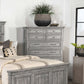 Avenue 8-drawer Bedroom Chest Weathered Grey