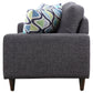 Watsonville Upholstered Track Arm Tufted Loveseat Grey